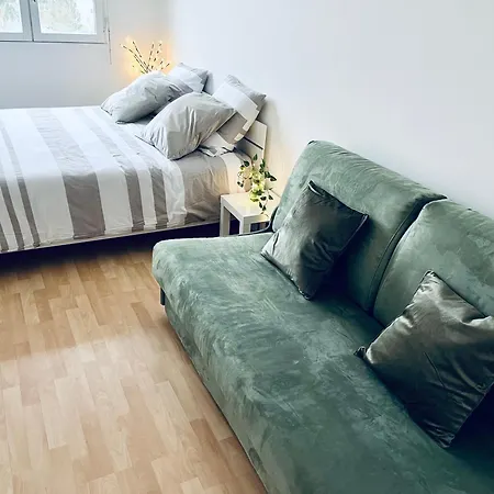 Appartement 2 Pieces Tram Direct Aeroport & Bordeaux Parking
